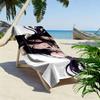 Albedo Print Beach Towel, Large Soft Quick Dry Towel for Beach Camping Swimming