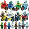 61015 Ninja Motorcycle Building Block Miniature Small Particles Assembled Toy Bag