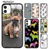 Милый французский бульдог йога Чехол-оболочка для телефона для iPhone 17 Air 12 13 16 pro max 15 14 plus Чехол coque