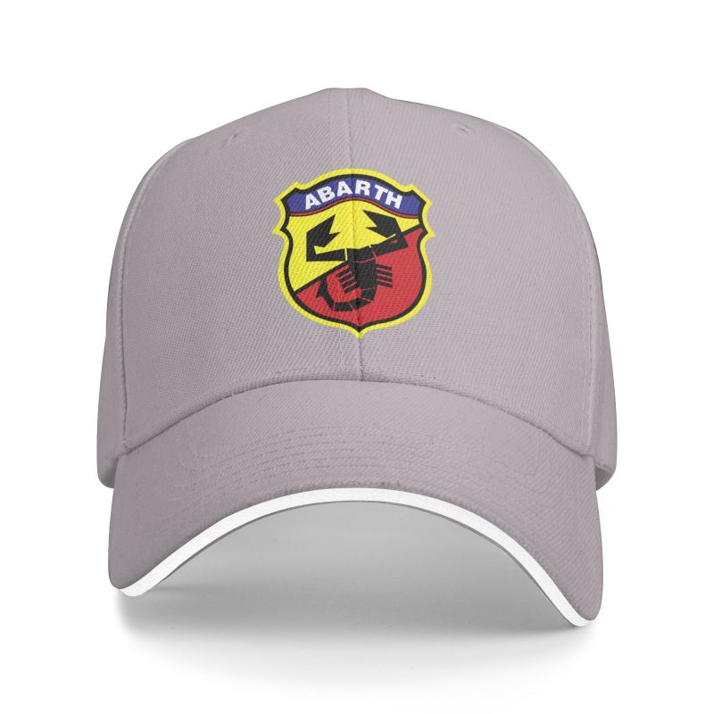 Кепка с классным принтом Abarth для улицы, путешествий, спорта, регулируемая кепка-snapback, унисекс, дышащая, сэндвич-кепки, летняя кепка-тракер