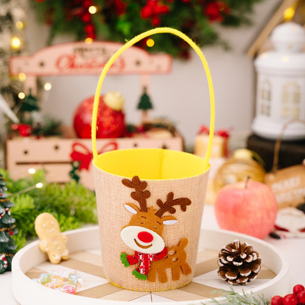 Christmas Decoration Cartoon Tote Bag Christmas Gift Bag Children's Candy Bag Gift Bag