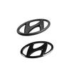 ABS Car Steering Wheel Cover Sticker for Hyundai Emblem IX35 Azera Sonata Mistra Elantra Tucson Lafesta Tiburon Genesis Badge RR66