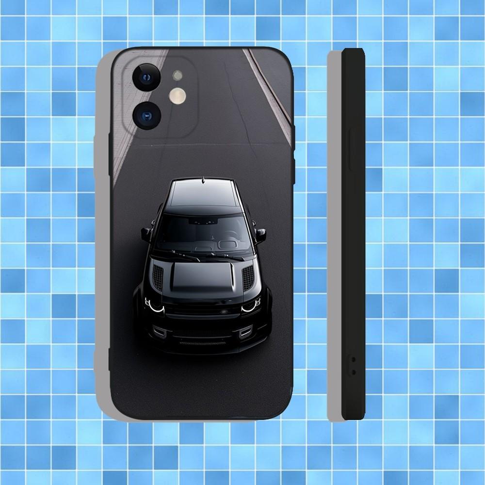 Чехол для телефона Range Roveres Sport R для iPhone 16,15,14,13,12,11,Pro,Max,Plus,X,XS,XR,SE,8,7,Mini, Мягкий силиконовый черный чехол