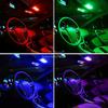 2pcs Car Led T10 5050 12/15/24/36SMD Interior Wedge RGB Panel Reading Lights Dome Auto Festoon BA9S Adapter License Plate Lamp