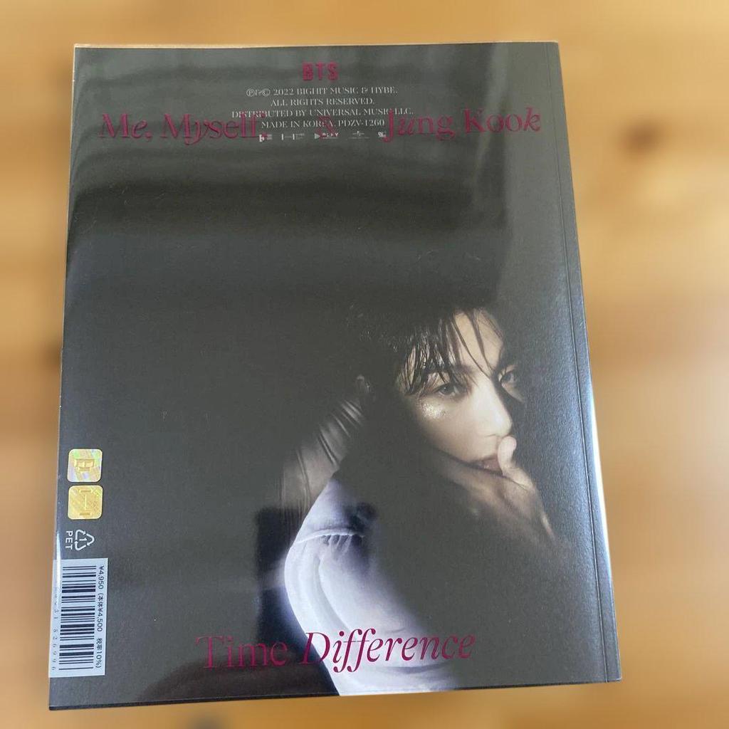 [USED] BTS Photobook Me Myself Jungkook Time Difference