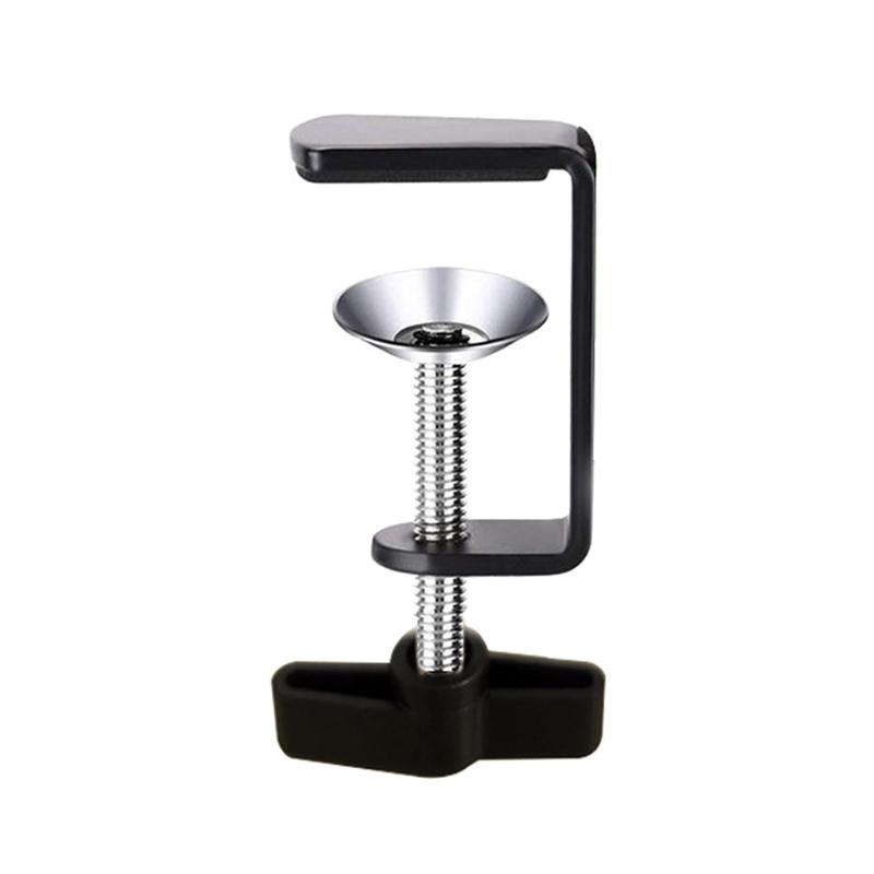 Aluminum Alloy Replacement C-Clamp Desk Light Clamp Mount Holder Cantilever Bracket for Desktop Table Lamp