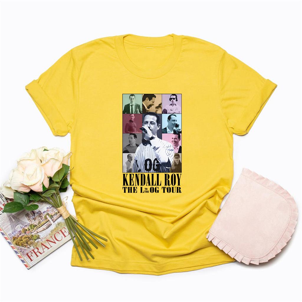 Kendall Roy The Eras Tour TShirt Gift for Women and Unisex Unisex T Shirts Vintage 80s 90s Succession TV Show Tshirt Casual Tops