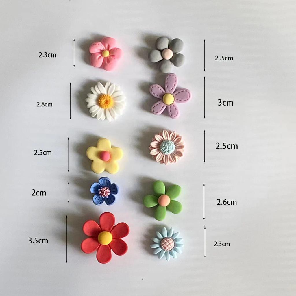 10 шт. разноцветный цветок холодильник Po сообщение фиксированный магнит украшение для дома