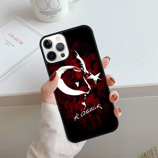 Чехол для телефона Мустафы Кемаля Ататюрка Для iPhone 17 Air 13 12 14 15 16 Чехол Для Apple 14 15 16 Pro Max Plus Coque