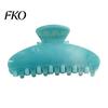 Damage-free Hair Clip Back Head Claw, Macaron Color Shower Clip, Smooth Surface Large Long Claw Anti-Slip Teeth Accessory for Buns Commuting
