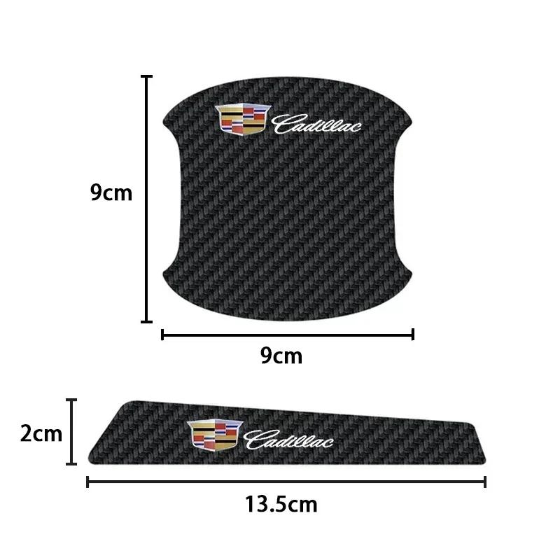 Luminous Car Door Handle Stickers Anti‑Scratch Decals for Cadillac Escalade CT4 CT5 CT6 XT4 XT5 XT6 CTS ATS SRX XTS STS SLR
