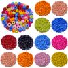 9*6mm 40Pcs Candy Color Acrylic Pendant DIY Crafts Loose Beads For Jewelry Making Necklace Bracelet Accessories