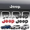 3D Эмблема Значок Логотип Автомобиля Джип для Renegade Wrangler JK JL Grand Cherokee Капот Багажник Бок Автомобильные Аксессуары для Внешнего Тюнинга