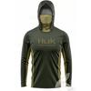 HUK Fishing Shirts Long Sleeve Hooded Face Cover Jersey Lightweight Sun Protection Anglers