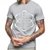 Black Summer For Men T Shirt The Universe Is Made Of Protons Neutrons Electrons And Morons Short Sleeve Cotton O Neck Tops