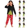 Children's  Boys And Girls Thin Two-piece  Long-sleeved Pants Two-piece
