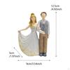 Wedding Character Statue Couple Sculpture Home Decor Romantic Figurines for Valentine's Day