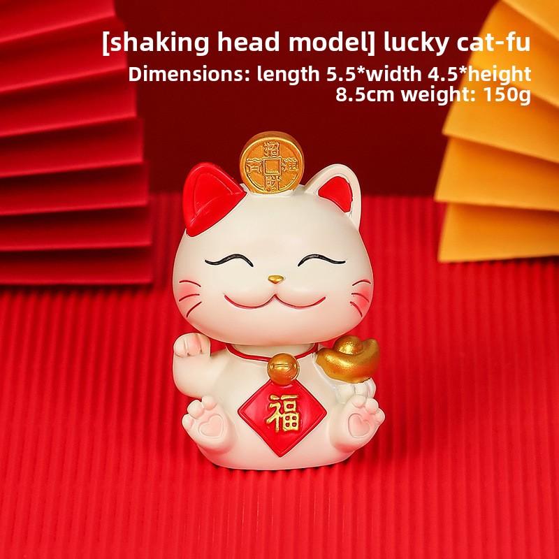 Милая подставка для мобильного телефона, украшение, милый манеки-неко из смолы, для офисного стола, милый подарок, украшение