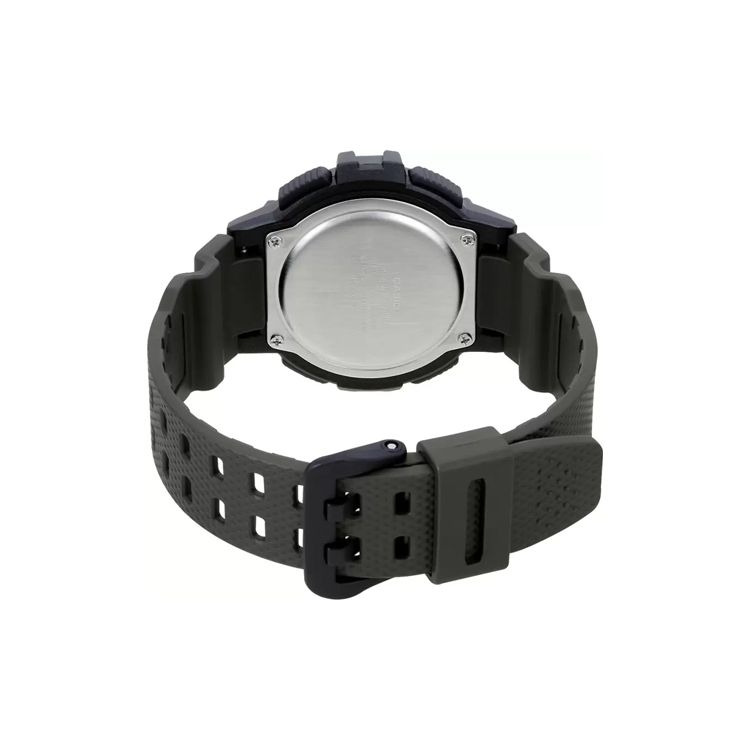 Casio Стандартная серия Мужские Рыболовный Таймер Кварцевый Механизм Ремешок из Смолы Часы Мужские Серый WS-1200H-3AVCF