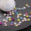 10pcs Acrylic Imitation Shell Flower Pendant Charm Beads For Jewelry Making Antique Accessories