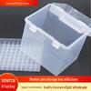 80-Color Portable Marker Pen Storage Box with Transparent Base