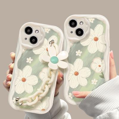 Подходит для Apple 14promax Чехол для мобильного телефона iPhone 13 Summer Flower Chain 11/12mini Противоударный силиконовый