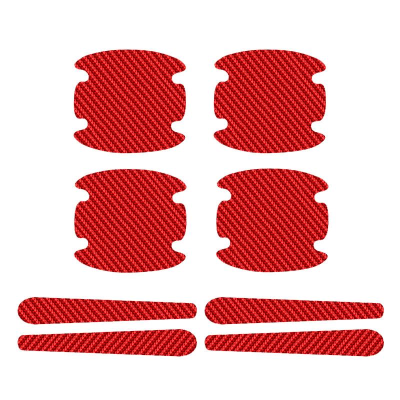 8 шт./компл. Универсальные наклейки для защиты от царапин на чашки ручек дверей автомобиля, прозрачная защита от столкновений для ручек автомобиля