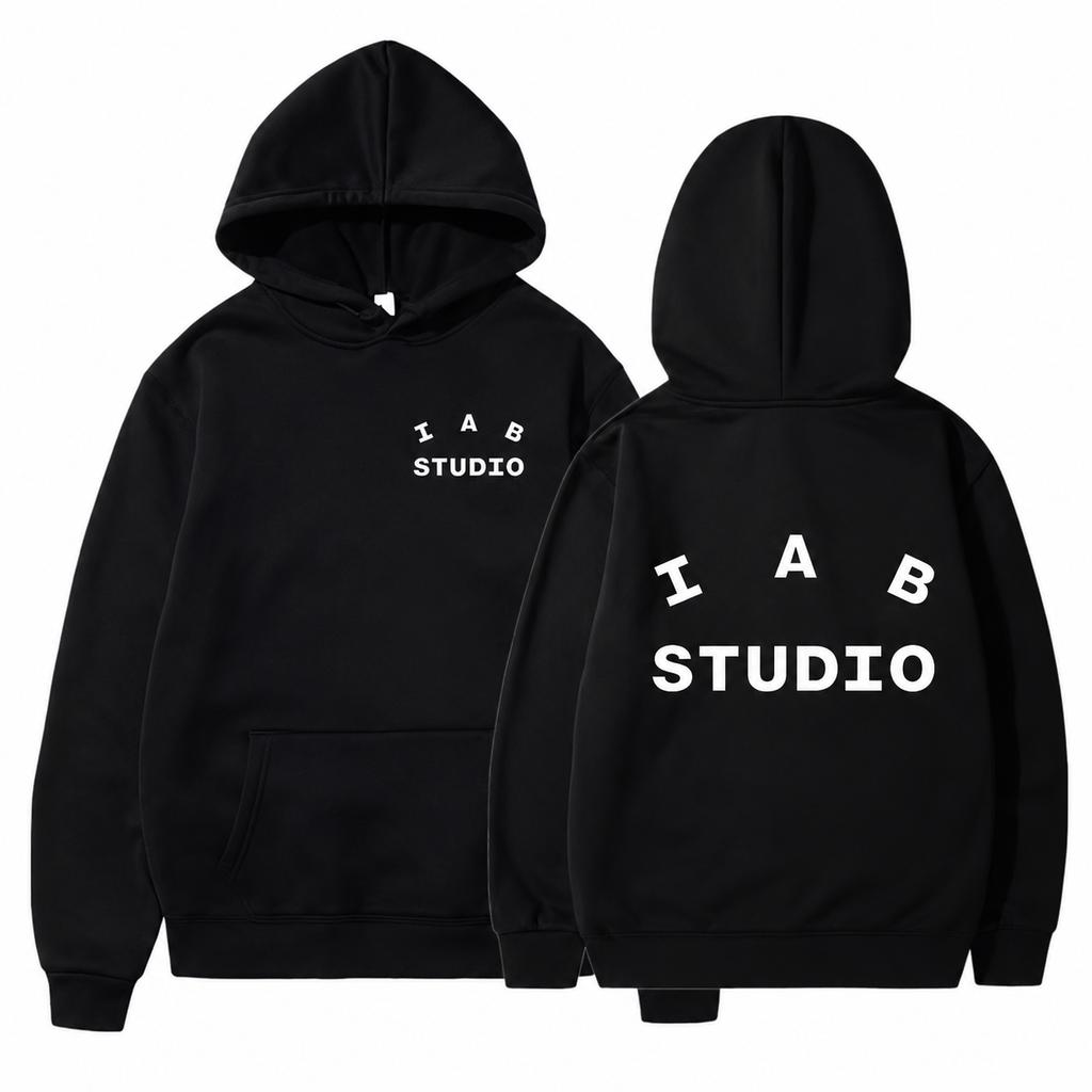 2026 Hip‑Hop Streetwear Men Pullover Hoodie Front & Back Letter Pattern Print Hooded Sweatshirt Loose Fit Casual Daily Male Tops