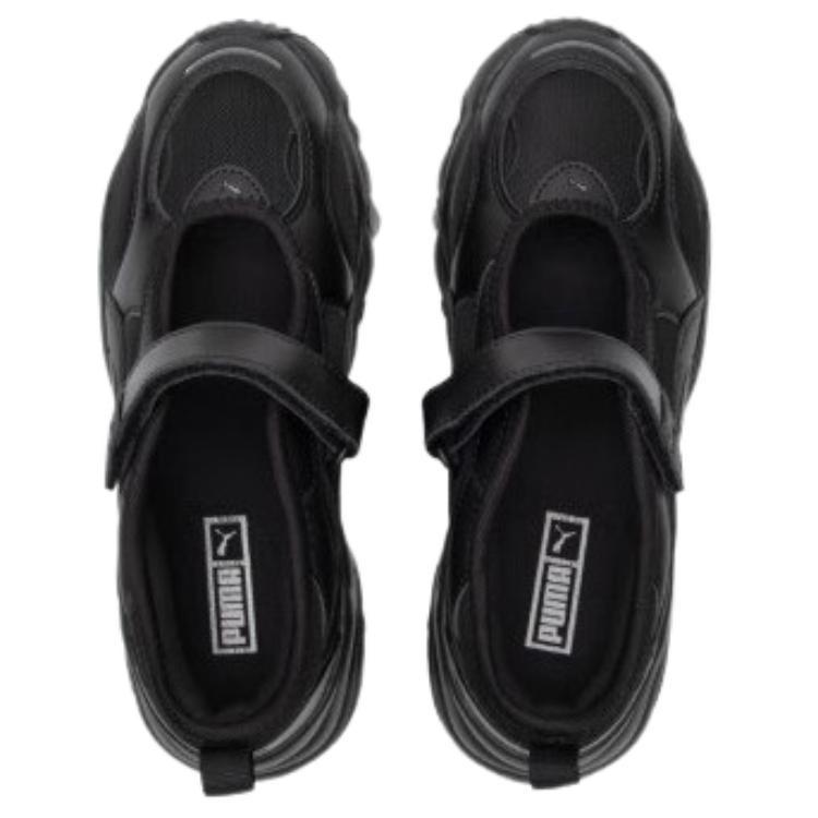 (WMNS) PUMA Pulsar Wedge Sandals 'Black' Women's 398677-02