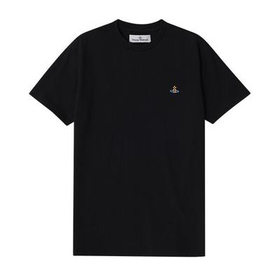 Футболка Vivienne Westwood с вышитым логотипом Orb Orb 3g010013j001mn401i