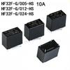 5PCS Relay 4PIN 10A JZC HF 32F-G-005 012 024-HS3 Relay 5V JZC-32F ORIGINAL RELAY 4PINS DIP4