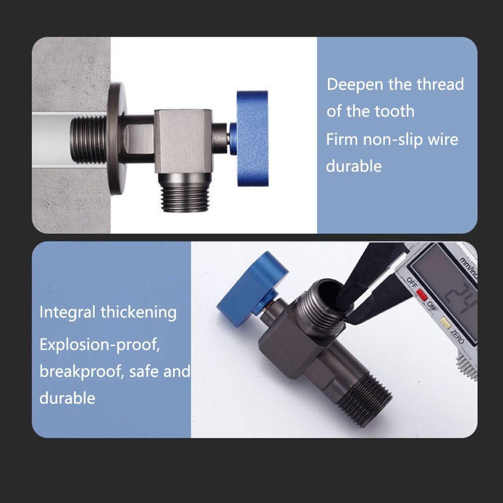 Easy Install Large Flow Angle Valve Hot and Cold Water Water Flows Control Valves Water Heater