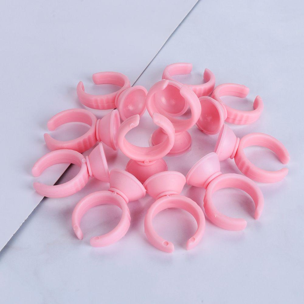 100/200 шт. Новые одноразовые контейнеры для макияжа, пигмента, чернил, клея, ресниц, палетки, кольца для татуировок