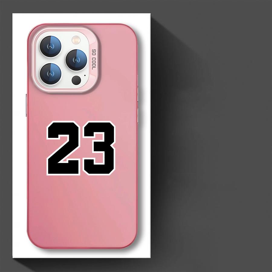 Чехол для телефона для iPhone 17 Pro Max Air 13 11 15 14 Plus 12 Pro 16 Баскетбольный номер 23