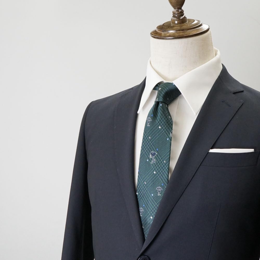 Набор зажимов для галстука PN914458 Зеленый 002 SNOOPY Фирменный зажим для галстука Подарок [Peanuts] &