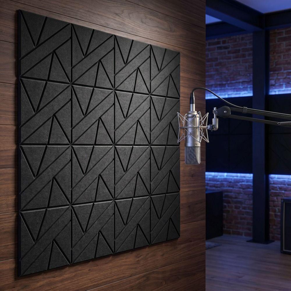 Square Shape Acoustic Panels Self-Adhesive Felt Panels Soundproof Panels Indoor Decoration