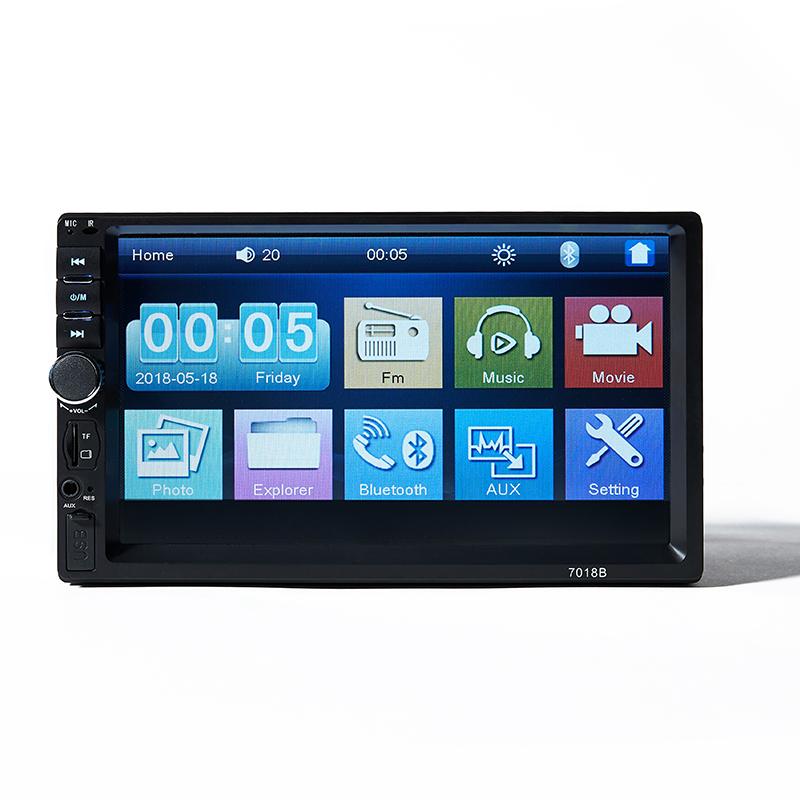 2 Din автомобильный радиоприемник 7 дюймов HD Автомагнитола Мультимедиа MP5 Плеер Стерео Bluetooth USB TF FM Toyota Honda или с камерой заднего вида