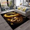 Gothic Serpent Viper 3D Python Snake Carpet Rug for Home Living Room Bedroom Sofa Doormat Decor,kids Area Rug Non-slip Floor Mat