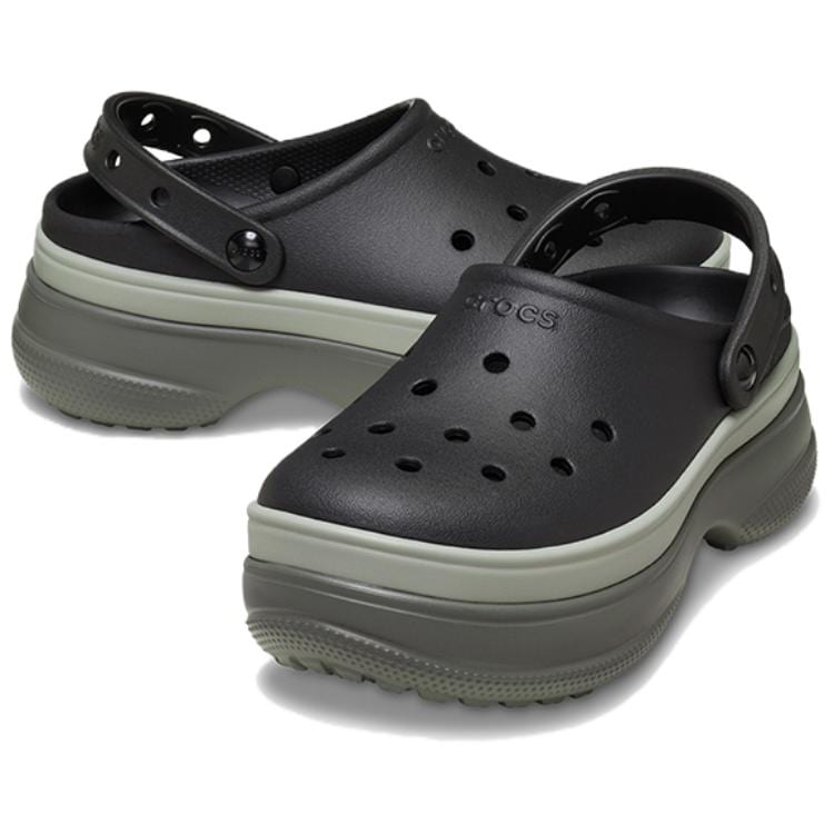 Crocs Сабо на платформе унисекс черные 211355-001