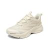 Skechers Сетчатая ткань Уличный Универсальный Простой Амортизирующий Прочный Дышащий Низкие Повседневные Кроссовки Женские Off-White 177593-OFWT