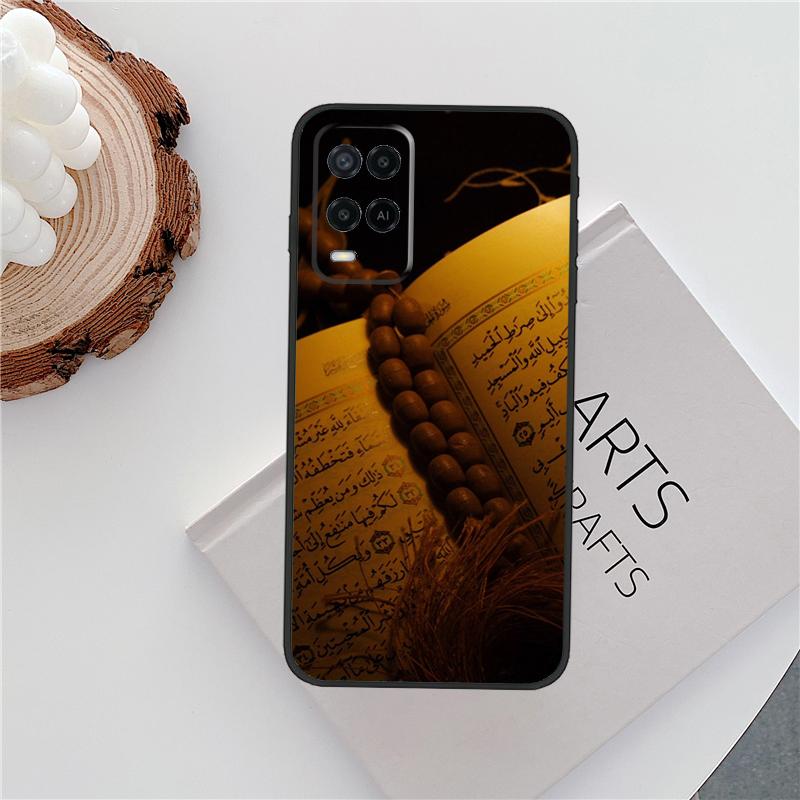 Исламская книга Арабский Коран Мусульманский Чехол Для Oppo A18 A38 A58 A78 A98 A79 A40 A60 A80 A16 A76 A96 A15 A74 A94 A54 A77 A17 Чехол
