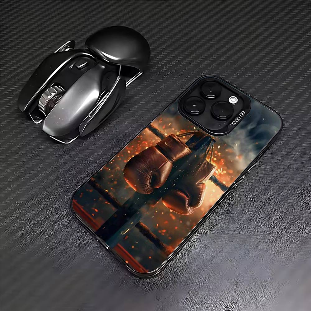 Бокс обои Чехол для телефона Для iPhone17,16,15,14,13,12,11 Plus,Pro Max Цветной Посеребренный Внутренняя крышка