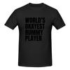 World S Okayest Rummy Player  Black Soft And Glutinous Tshirt Korean Style Casual Small Patterns Basic Tee