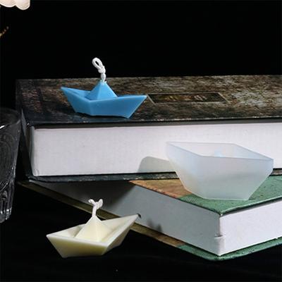 Силиконовая 3D форма для лодки Многоразовая форма для DIY ароматических свечей Инструменты для изготовления поделок из смолы