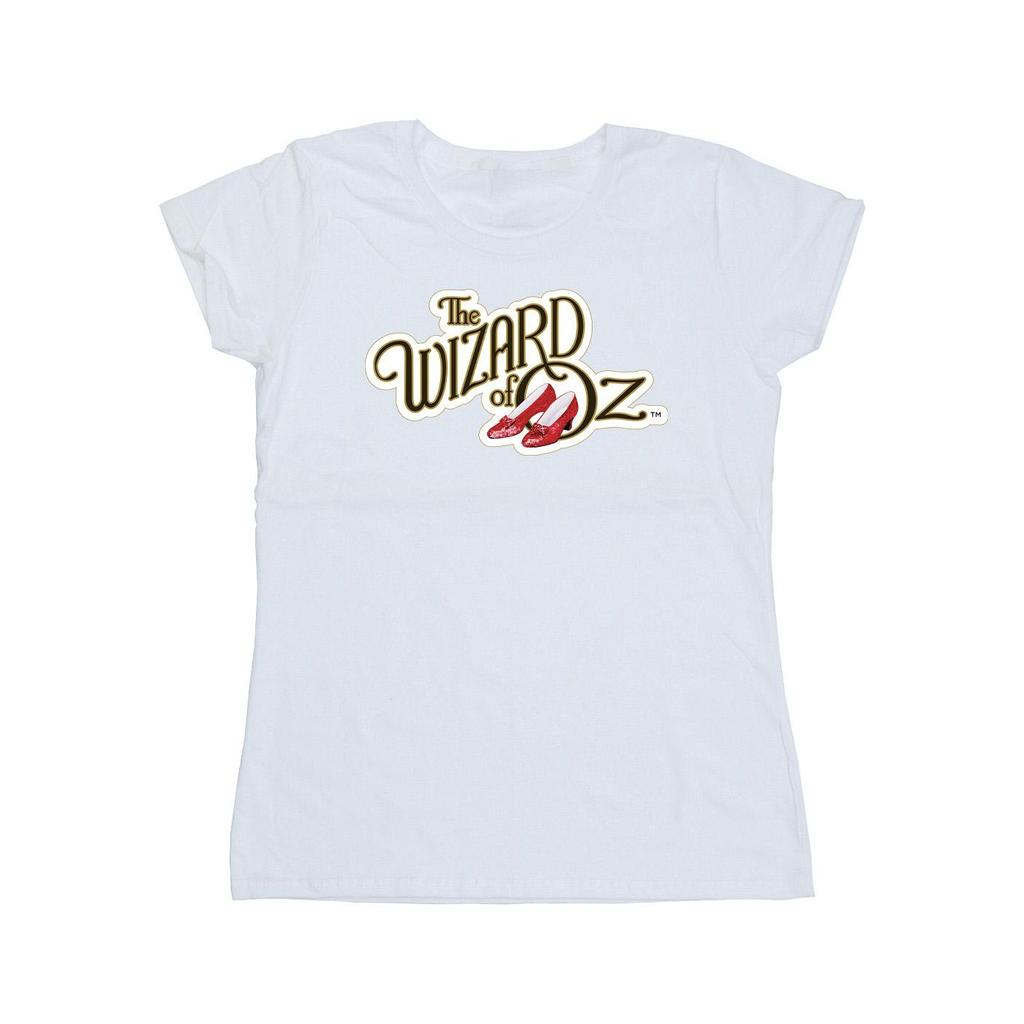 The Wizard Of Oz Womens/Ladies Shoes Logo Cotton T-Shirt