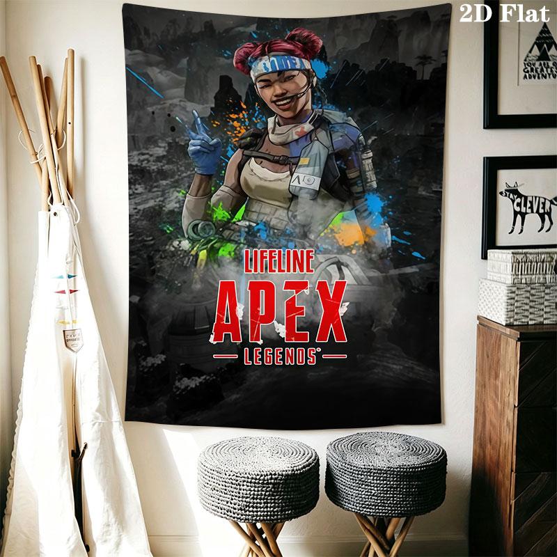 Apex Legends Wall Hanging Printed Fabric Blanket Decorative Tapestries for Bedroom Living Room Home Decor