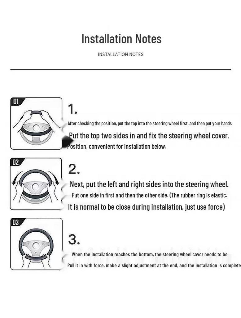 Чехол на руль BYD Tang L: Кожа наппа, Противоскользящий, Внутренний аксессуар DMI