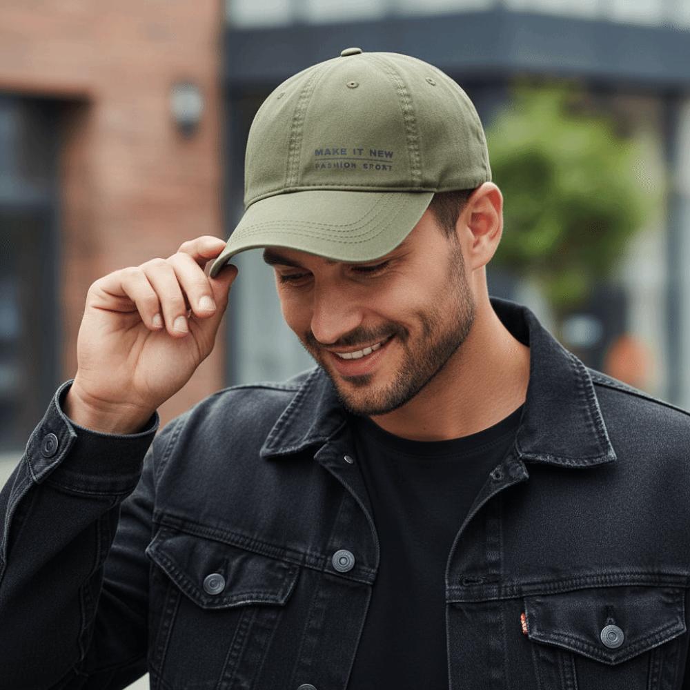 Letter Embroidery Peaked Cap Adjustable Trucker Hats Trendy Sunshade Hats For Man Women Unisex