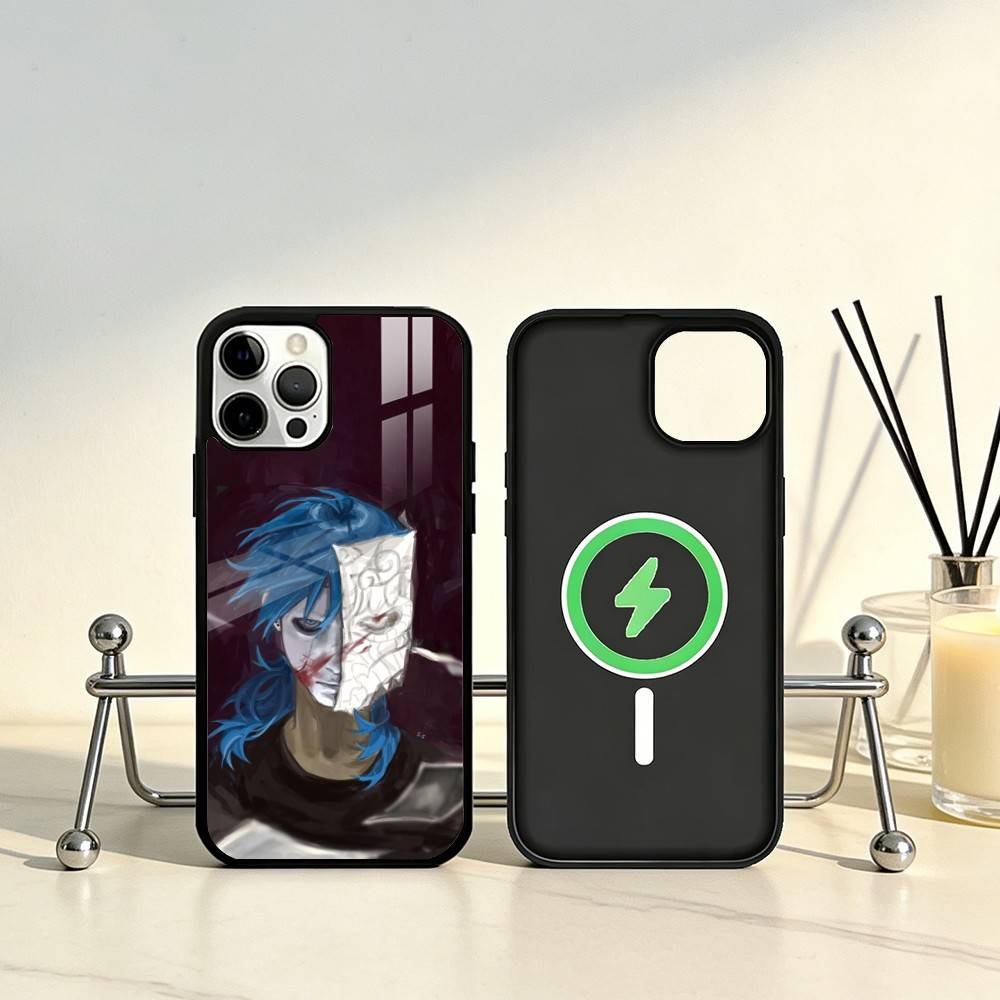 Game Sally Face Phone Case For iPhone17,16,15,14,13,12,11 Plus,Pro Max Magnetic For Magsafe Wireless Charging