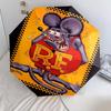 1 шт. Зонт с рисунком Rat Fink, Портативный складной зонт, Железный каркас, Структура из костей, Уличный домашний зонт